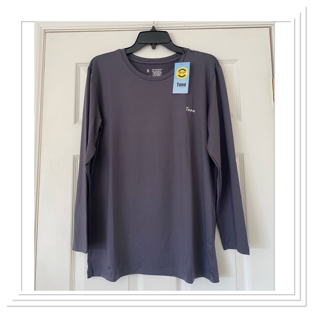 Tuna Fishing Men’s Long Sleeve Shirt UPF 50+ UV Sun Protection Quick Dry…